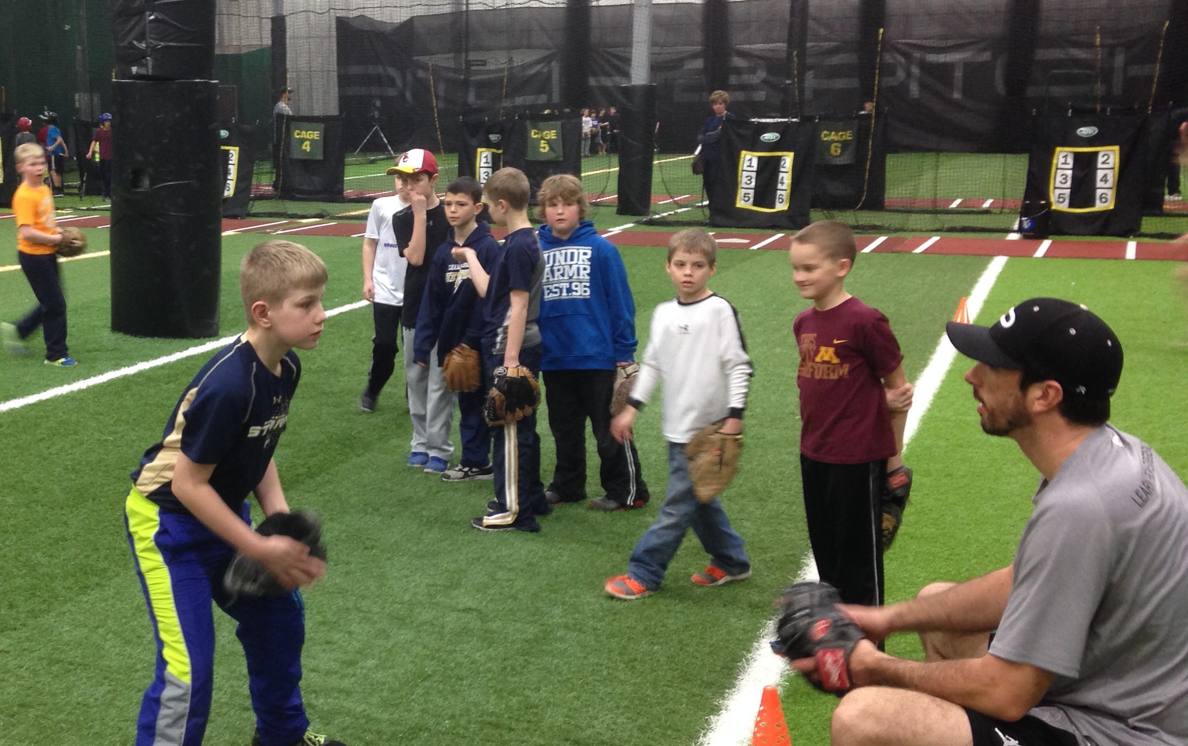 Baseball lessons being taught by professional coaches who know pitching, fielding, hitting and catching  in MN.